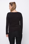 Picture of Baby Grow Top Long Sleeve Black