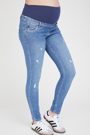 Picture of Distressed Skinny Jeans Blue