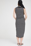 Picture of Gal Maxi Dress Black and White