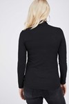 Picture of Ribbed Turtleneck Top Black