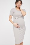 Picture of Lily Nursing Dress Beige	