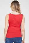 Picture of Wrap Over Nursing Tank Red