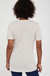 Picture of Val Maternity Linen T-shirt Beige