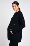 Picture of Nelly Pregnancy Hoodie Black
