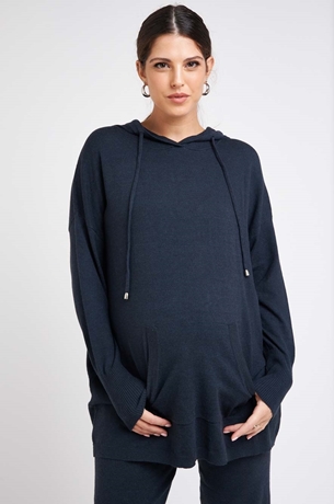Picture of Nelly Pregnancy Hoodie Navy