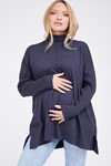 Picture of Maternity Knit Sweater Tory Blue