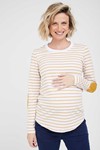 Picture of Patch Maternity Top Black and White