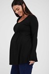 Picture of Maternity River Tunic L.Sleeve Black