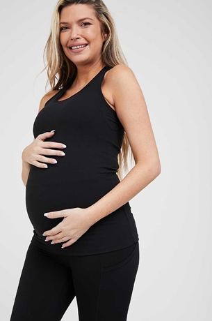 Picture of Maternity Work-Out Tank Top Black