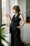 Picture of ANDEY MATERNITY SLEEVLESS VEST BLACK
