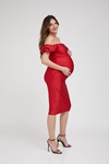 Picture of MARILYN MONROE EVENING MATERNITY DRRESS RED