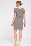 Picture of NELLA FITTED MATERNITY DRESS GRAYISH GOLD